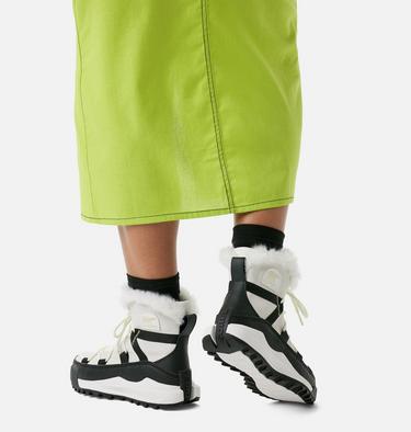 Women's ONA RMX Glacy Plus Waterproof Boots, Color: Sea Salt, Black, image 2