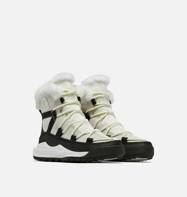 ONA RMX Glacy Plus Women's Waterproof Boot, Color: Sea Salt, Black, image 2