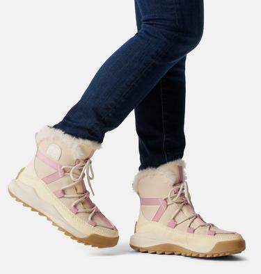 Women's ONA RMX Glacy Plus Waterproof Boots, Color: Honey White, Dazed Mauve, image 4