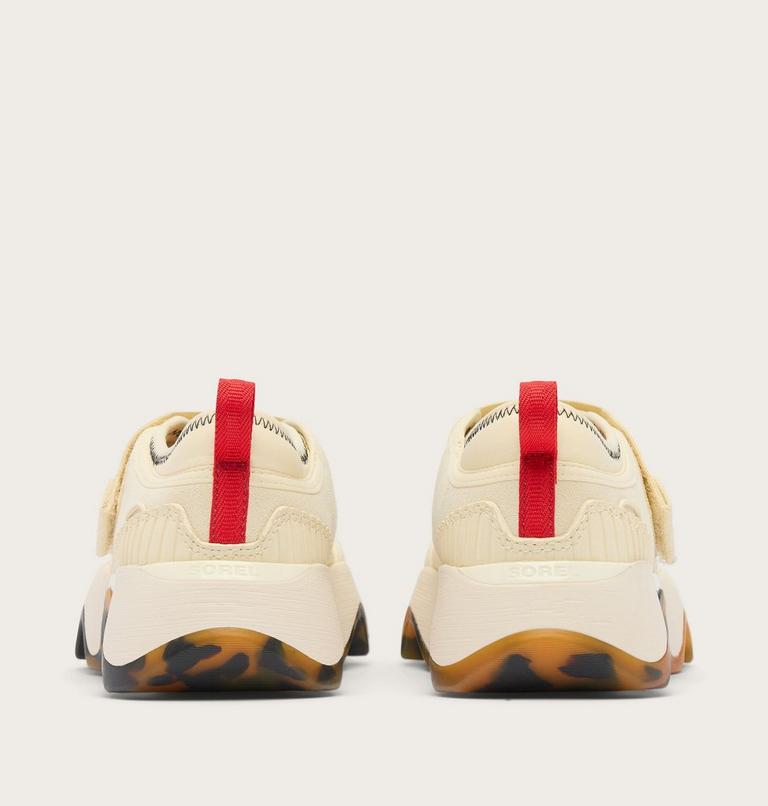 Women's Kinetic Impact II MJ Strap Sneaker, Color: Honey White, Bright Red, image 2