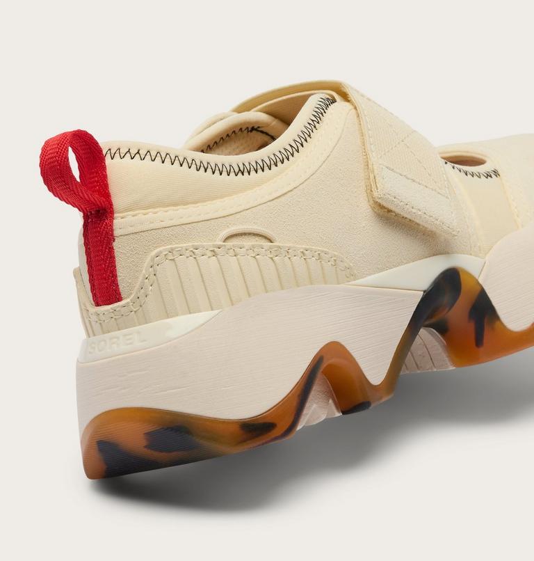 Women's Kinetic Impact II MJ Strap Sneaker, Color: Honey White, Bright Red, image 9