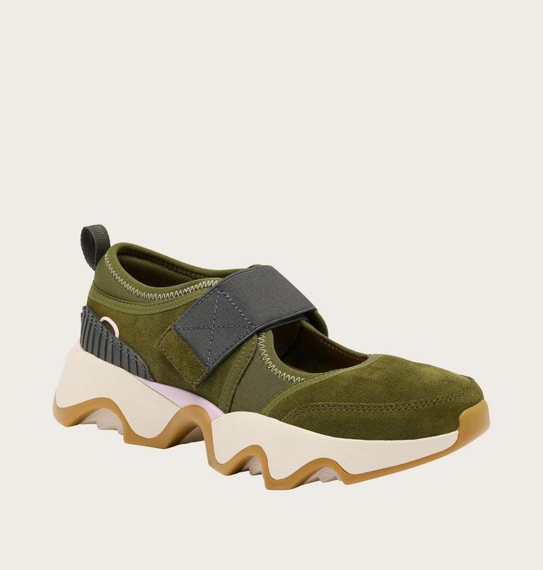 Women's Kinetic Impact II MJ Strap Sneaker, Color: Utility Green, Gum 16, image 6