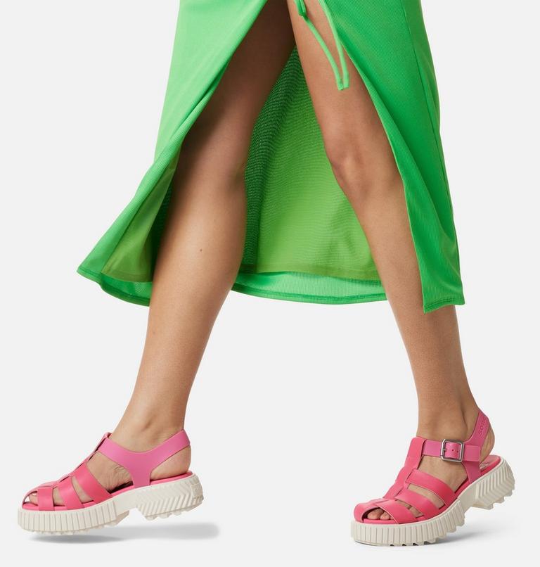 ONA Streetworks Fisherman Mid Women's Sandal, Color: Nico, Chalk, image 8