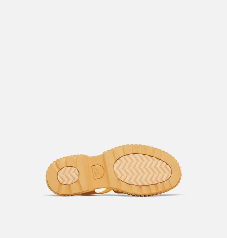 Women's ONA Streetworks Fisherman Mid Flat Sandal, Color: Yellow Ray, Pilsner, image 6