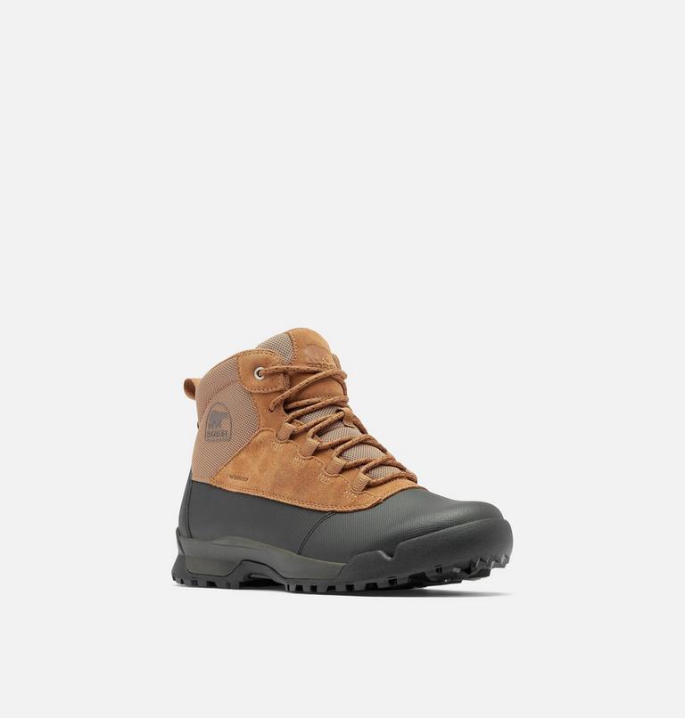 Men's BUXTON LITE LACE PLUS Waterproof Winter Boots, Color: Elk, Black, image 7