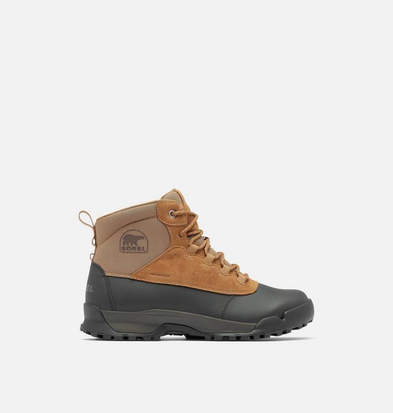 Men's BUXTON LITE LACE PLUS Waterproof Winter Boots, Color: Elk, Black, image 1