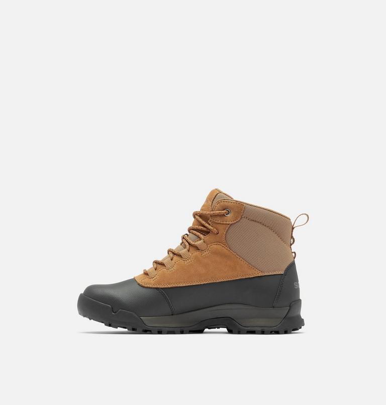 Men's BUXTON LITE LACE PLUS Waterproof Winter Boots, Color: Elk, Black, image 4