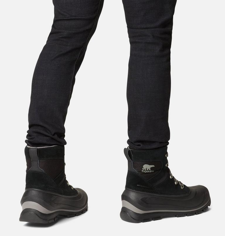 Men's BUXTON LACE Waterproof Winter Boots, Color: Black, Quarry, image 7
