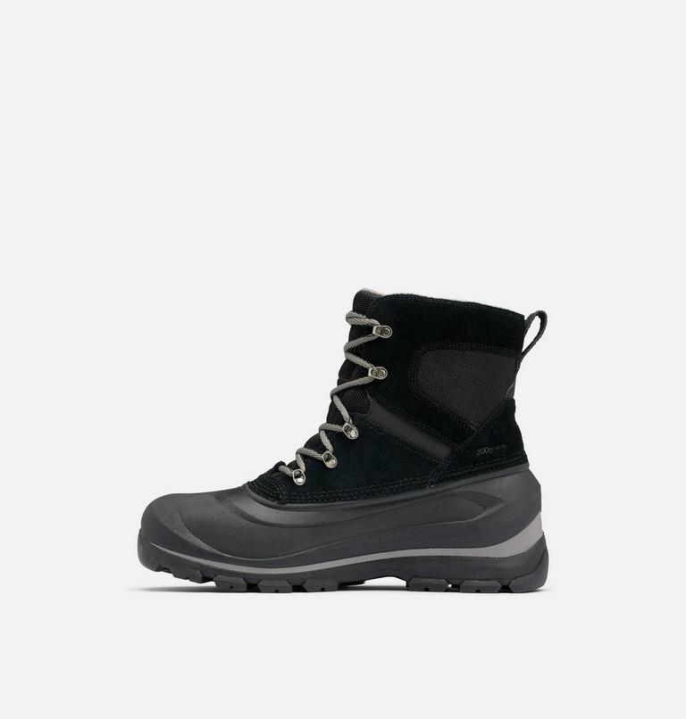 Men's BUXTON LACE Waterproof Winter Boots, Color: Black, Quarry, image 4