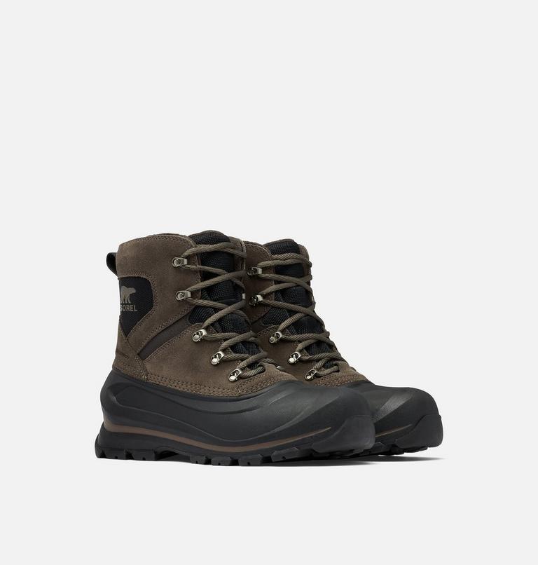 Men's BUXTON LACE Waterproof Winter Boots, Color: Major, Black, image 2