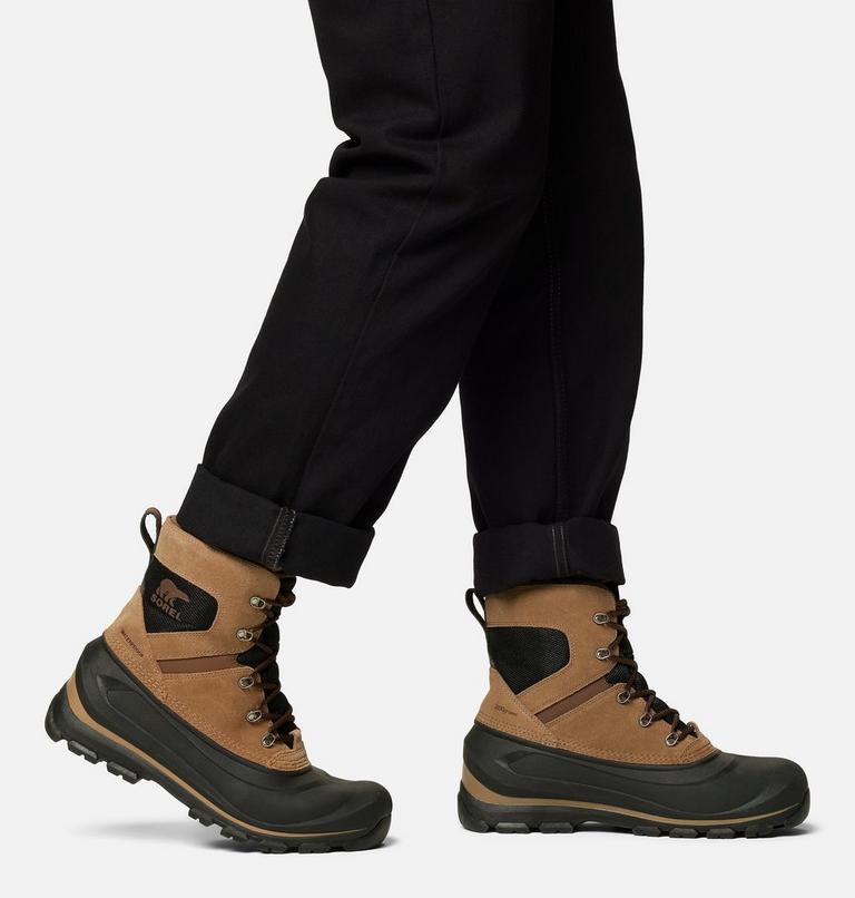 Men's BUXTON LACE Waterproof Winter Boots, Color: Delta, Black, image 8