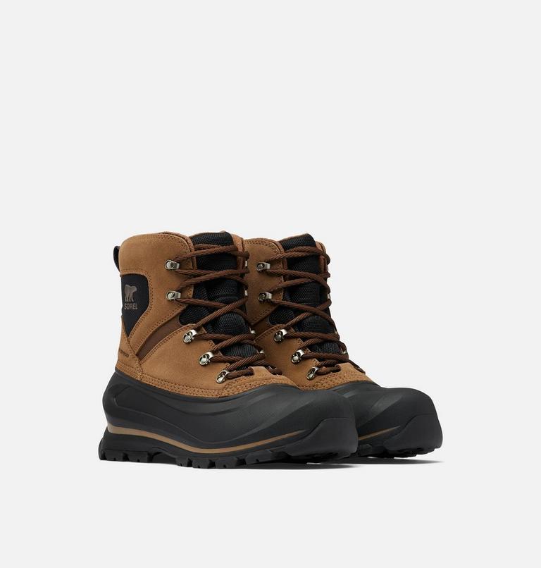Men's BUXTON LACE Waterproof Winter Boots, Color: Delta, Black, image 2