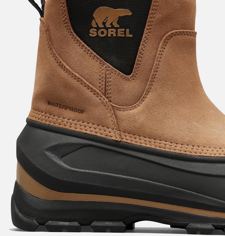 Men's BUXTON Waterproof Pull-On Boots, Color: Delta, Black, image 8
