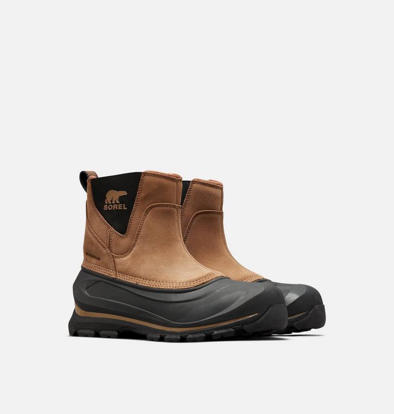 Men's BUXTON Waterproof Pull-On Boots, Color: Delta, Black, image 2