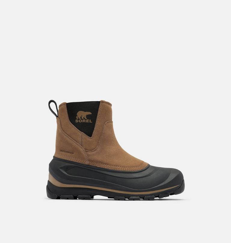 Men's BUXTON Waterproof Pull-On Boots, Color: Delta, Black, image 1