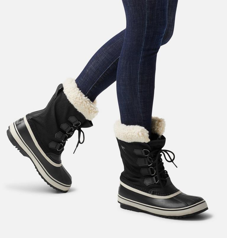 Women's WINTER CARNIVAL Waterproof Boots, Color: Black, Stone, image 7