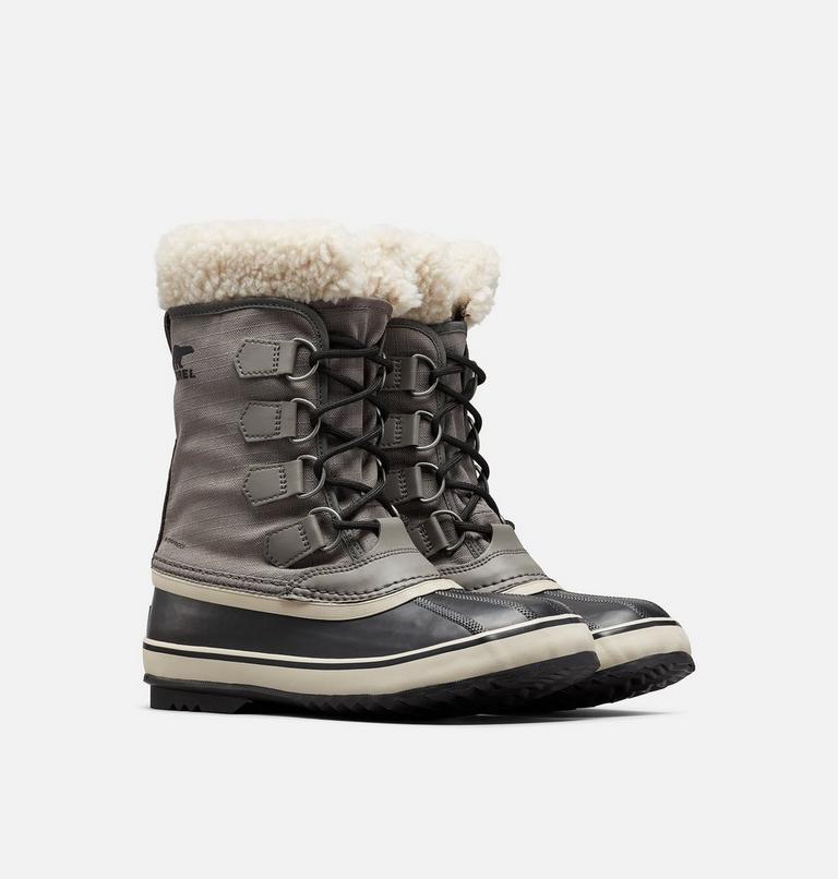 Women's WINTER CARNIVAL Waterproof Boots, Color: Quarry, Black, image 2