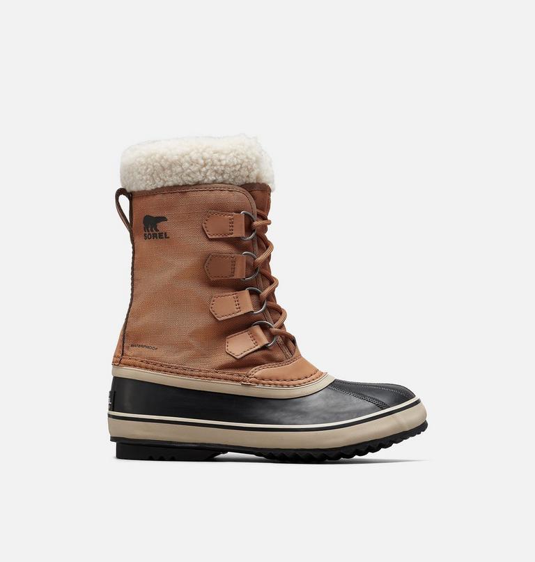 Women's WINTER CARNIVAL Waterproof Boots, Color: Camel Brown, image 1
