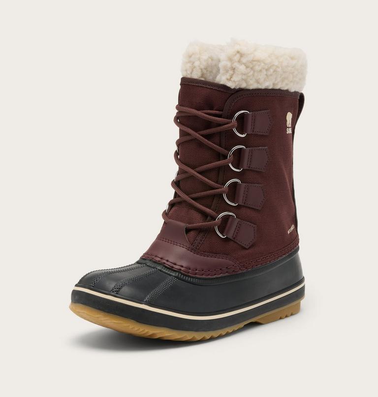 Women's Winter Carnival Snow Boots, Color: Red Lodge, Black, image 8