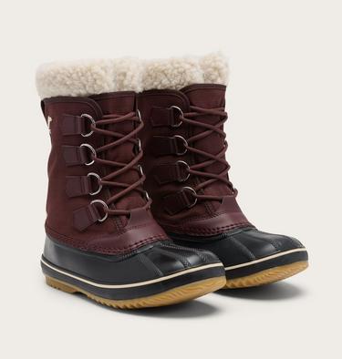 Women's Winter Carnival Snow Boots, Color: Red Lodge, Black, image 2