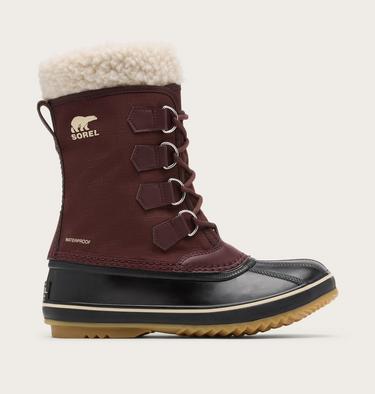 Women's Winter Carnival Snow Boots, Color: Red Lodge, Black, image 1