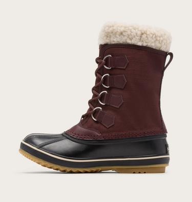 Women's Winter Carnival Snow Boots, Color: Red Lodge, Black, image 4