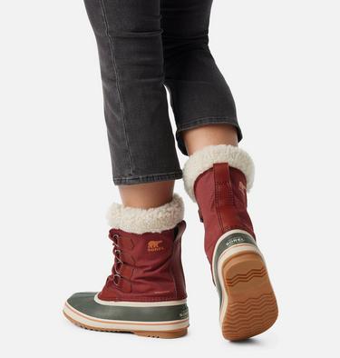 Women's WINTER CARNIVAL Waterproof Boots, Color: Spice, Gum 10, image 2