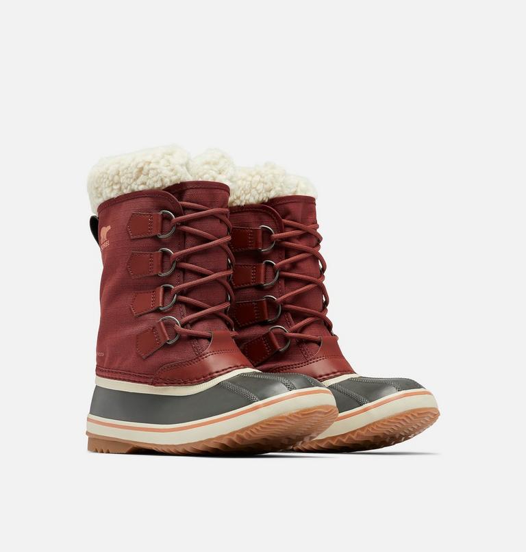 Women's WINTER CARNIVAL Waterproof Boots, Color: Spice, Gum 10, image 2