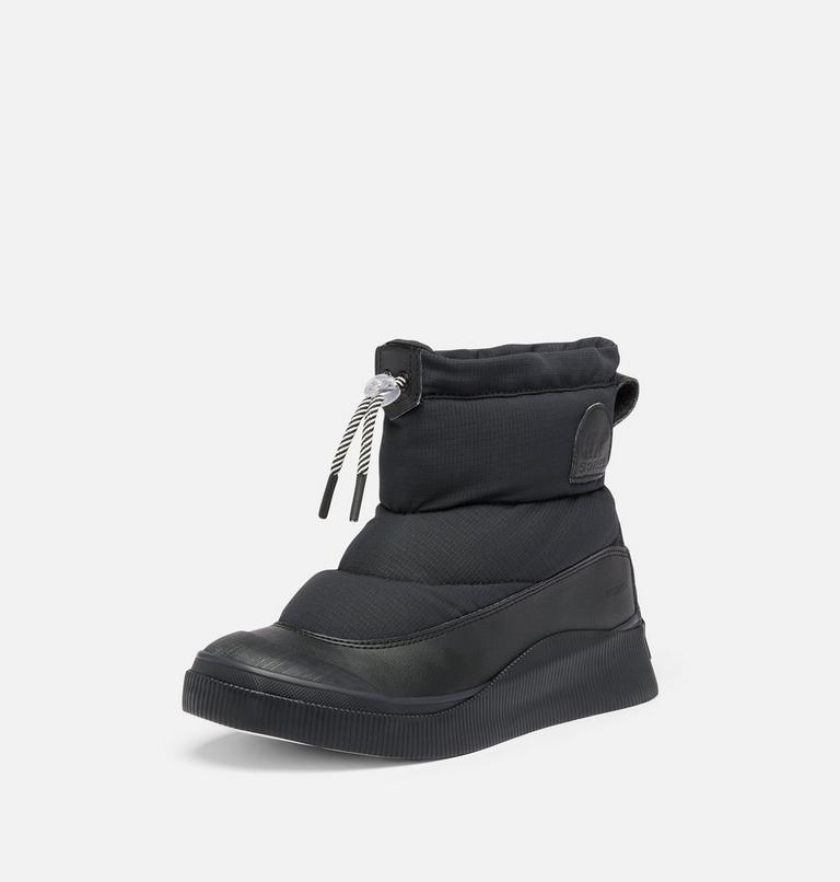 Women's OUT N ABOUT IV PUFFY Insulated Waterproof Boots, Color: Black, Chalk, image 8