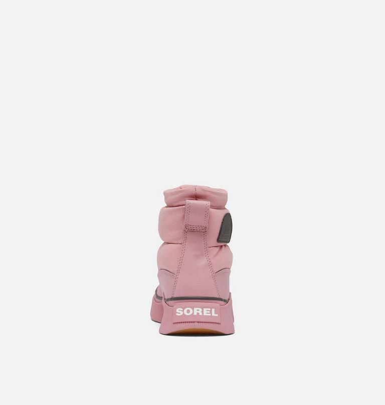 Women's OUT N ABOUT IV PUFFY Insulated Waterproof Boots, Color: Dazed Mauve, Jet, image 3