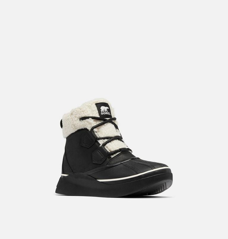 Women's OUT N ABOUT IV Chillz Waterproof Boots, Color: Black, Chalk, image 7
