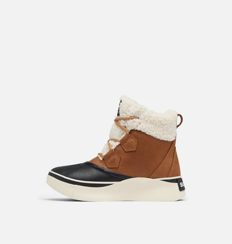 Women's OUT N ABOUT IV Chillz Waterproof Boots, Color: Taffy, Black, image 4