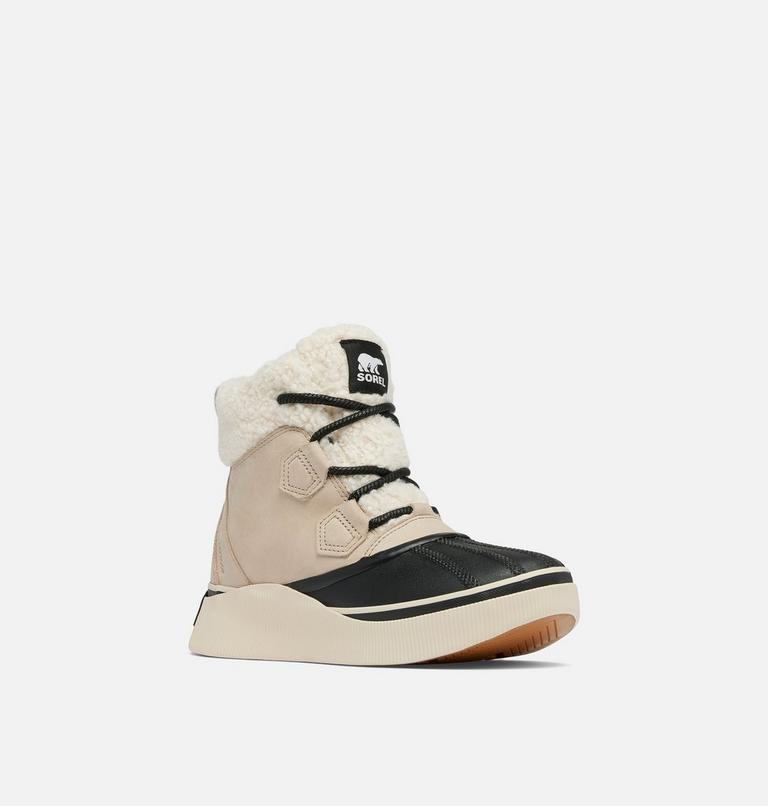 Women's OUT N ABOUT IV Chillz Waterproof Boots, Color: Omega Taupe, Black, image 7