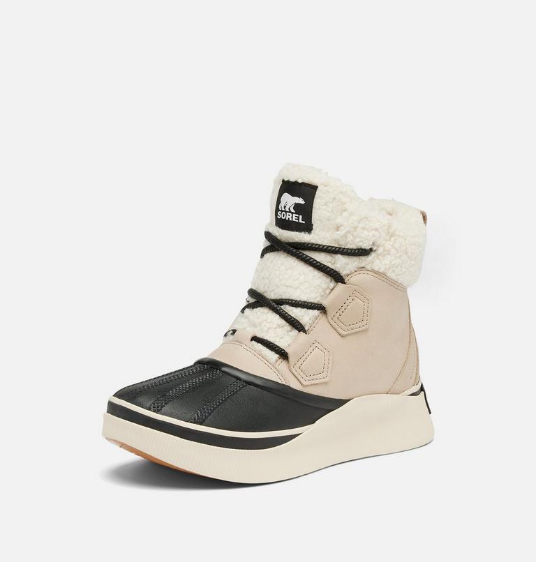Women's OUT N ABOUT IV Chillz Waterproof Boots, Color: Omega Taupe, Black, image 8