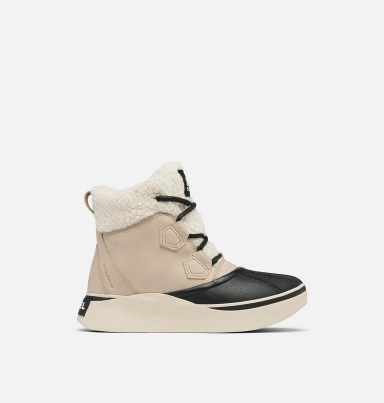 Women's OUT N ABOUT IV Chillz Waterproof Boots, Color: Omega Taupe, Black, image 1
