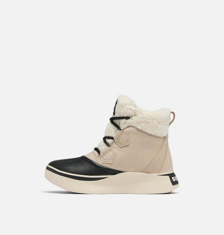 Women's OUT N ABOUT IV Chillz Waterproof Boots, Color: Omega Taupe, Black, image 4