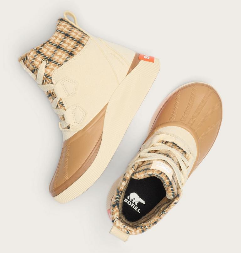 Women's OUT N ABOUT IV Chillz Waterproof Boots, Color: Honey White, Tawny Buff, image 4