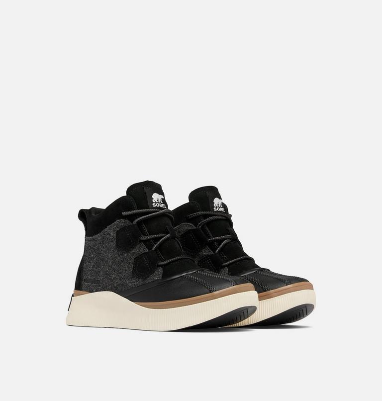 Women's OUT N ABOUT IV CLASSIC Waterproof Boots, Color: Black, Chalk, image 2