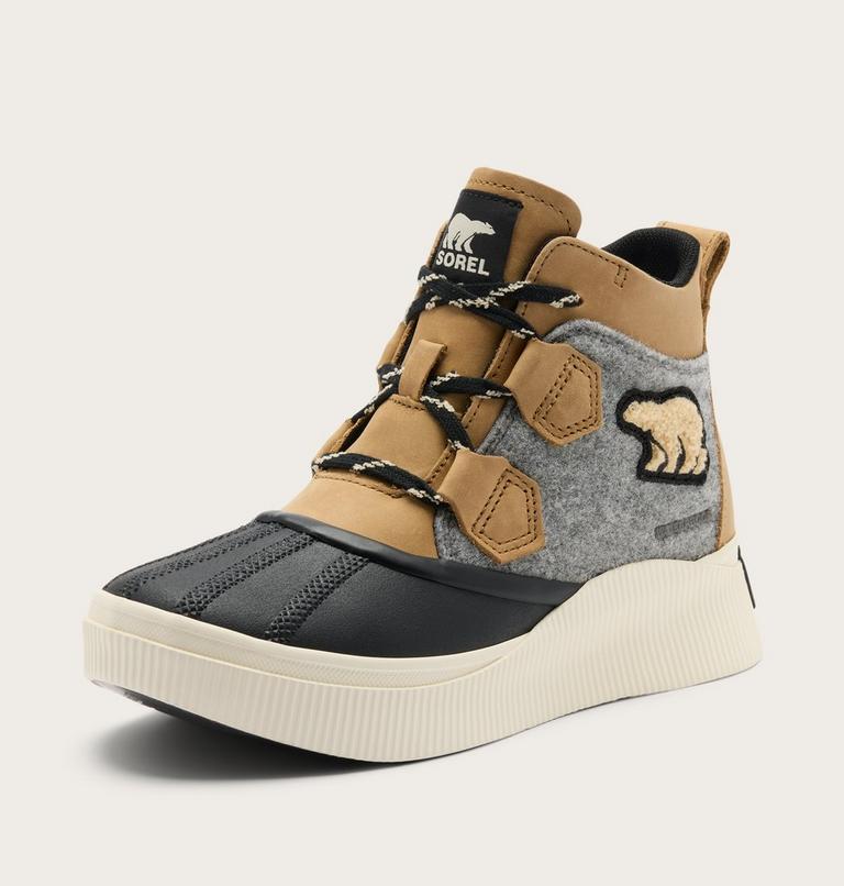Out N About IV Classic Women's Waterproof Boot, Color: Caribou Buff, Black, image 8