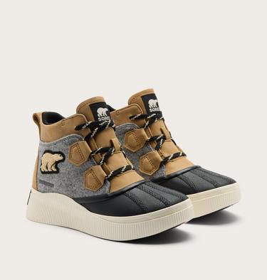 Out N About IV Classic Women's Waterproof Boot, Color: Caribou Buff, Black, image 14