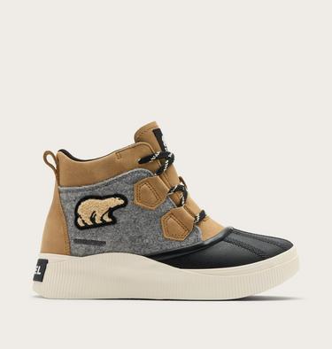 Out N About IV Classic Women's Waterproof Boot, Color: Caribou Buff, Black, image 13