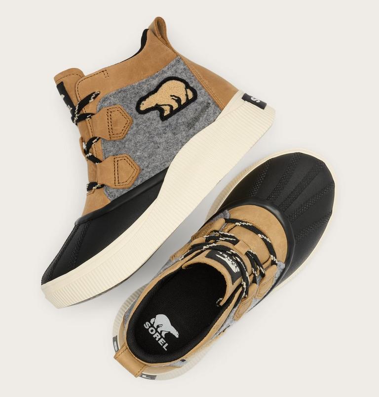 Out N About IV Classic Women's Waterproof Boot, Color: Caribou Buff, Black, image 5