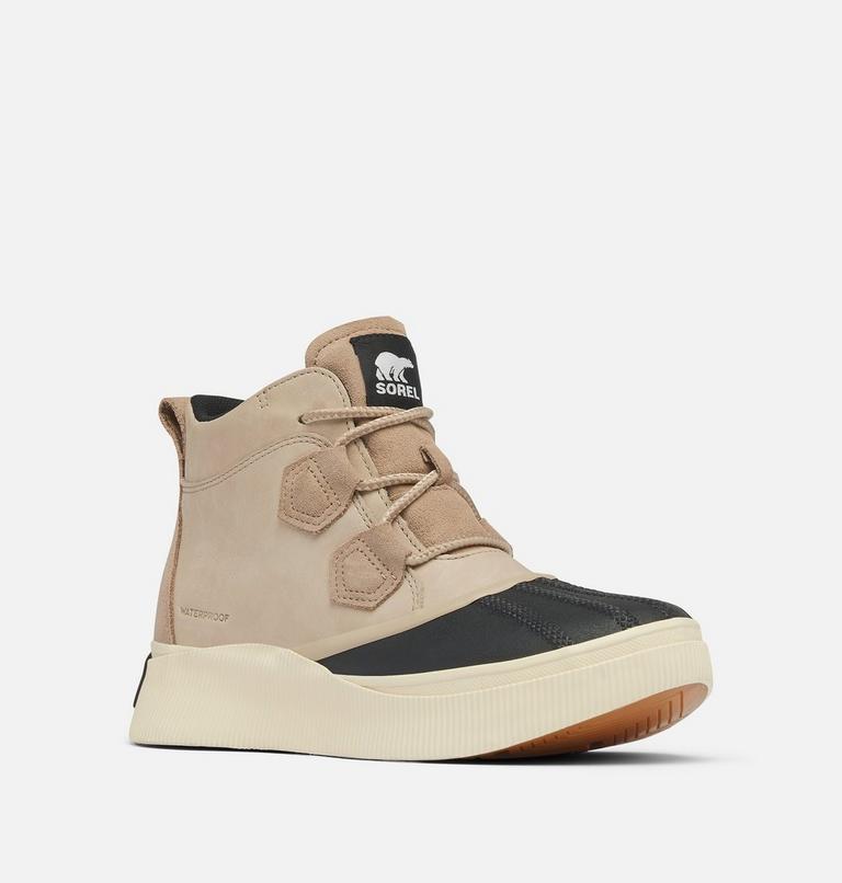 Women's OUT N ABOUT IV CLASSIC Waterproof Boots, Color: Omega Taupe, Black, image 7