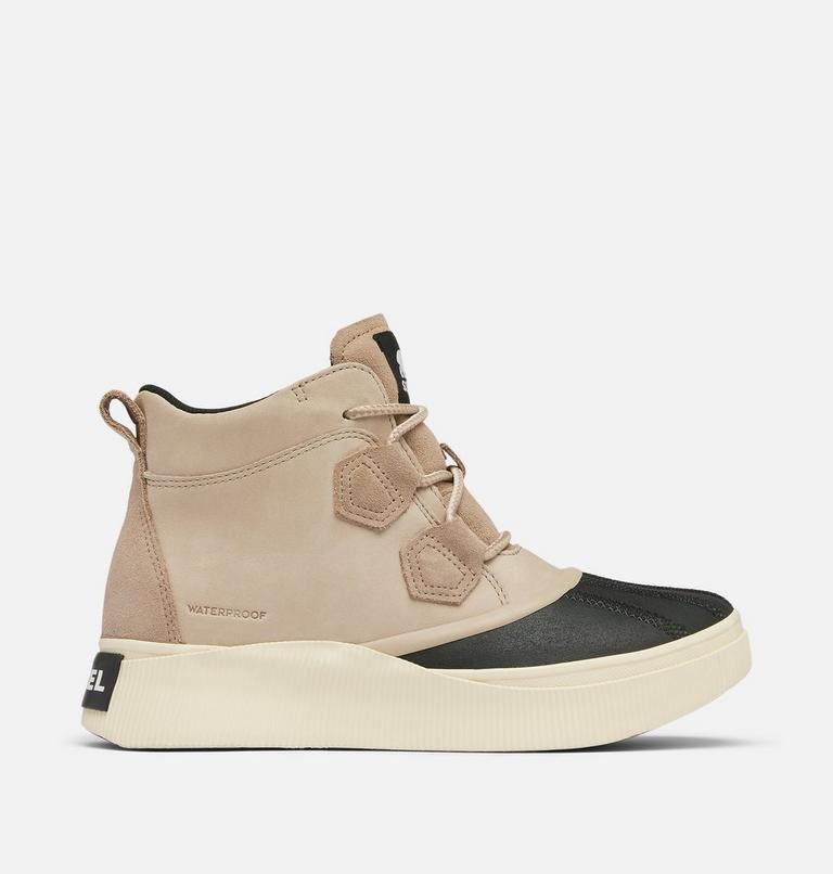 Women's OUT N ABOUT IV CLASSIC Waterproof Boots, Color: Omega Taupe, Black, image 1