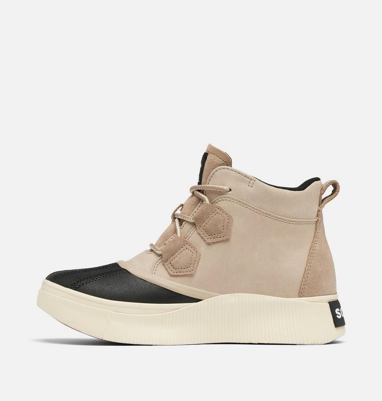 Women's OUT N ABOUT IV CLASSIC Waterproof Boots, Color: Omega Taupe, Black, image 4