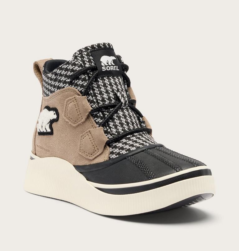 Women's OUT N ABOUT IV CLASSIC Waterproof Boots, Color: Omega Taupe, Black, image 7