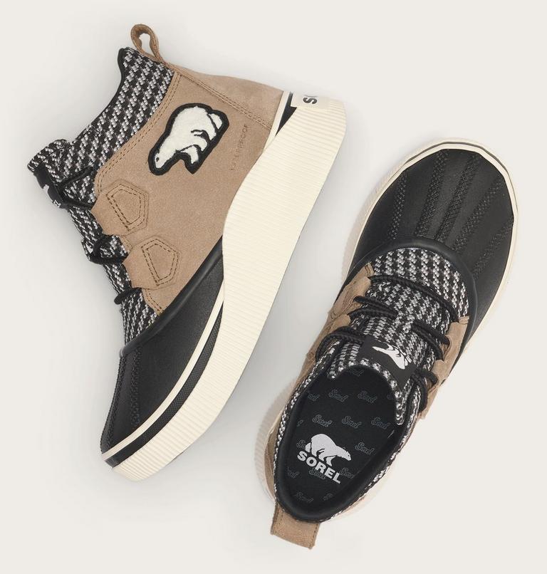 Women's OUT N ABOUT IV CLASSIC Waterproof Boots, Color: Omega Taupe, Black, image 5