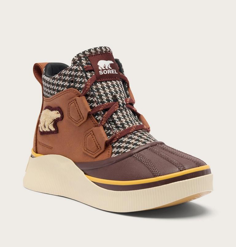 Women's OUT N ABOUT IV CLASSIC Waterproof Boots, Color: Rustic Brown, Redwood, image 5