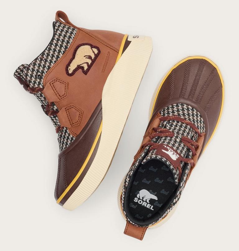 Women's OUT N ABOUT IV CLASSIC Waterproof Boots, Color: Rustic Brown, Redwood, image 4