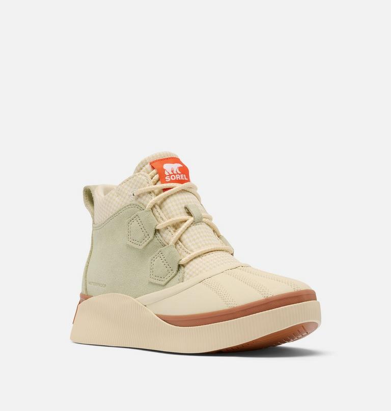 Women's OUT N ABOUT IV Classic Waterproof Boot | 305 | 5.5, Color: Light Aloe, Bleached Ceramic, image 7